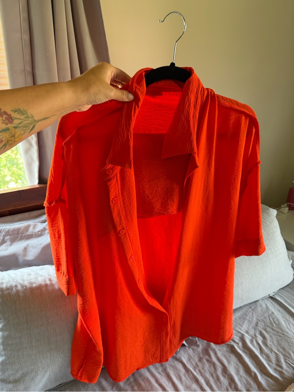Fashion nova shorts and button up set